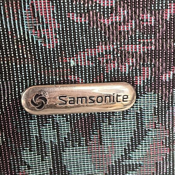Vintage SAMSONITE PROFILE TAPESTRY (1992) Carry-On Weekender Multi Compartment - Picture 8 of 10